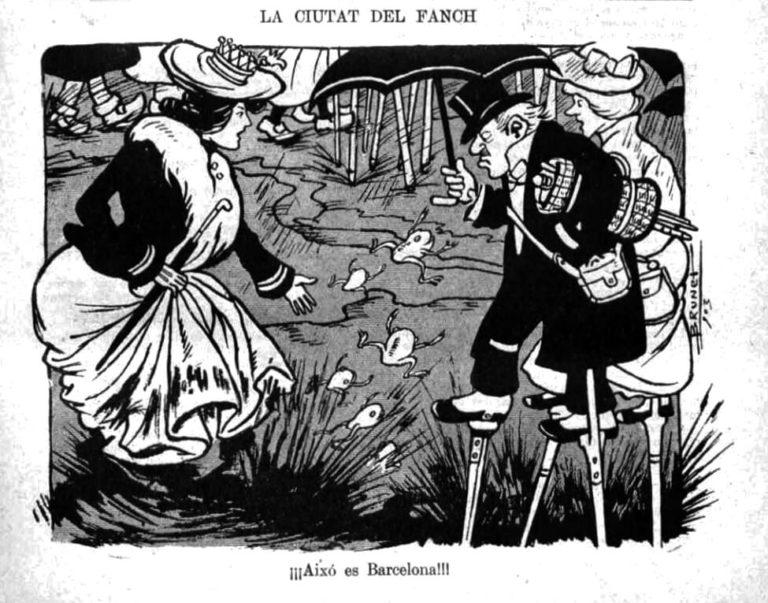 Historical mud crisis representation - La Ciutat del Fanch